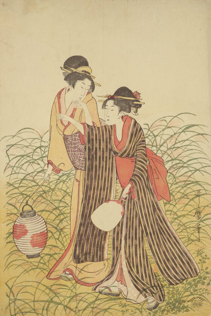Two Ladies, Edo-korszak (1603-1868) (színes fanyomat) alkotó: Toshusai Sharaku