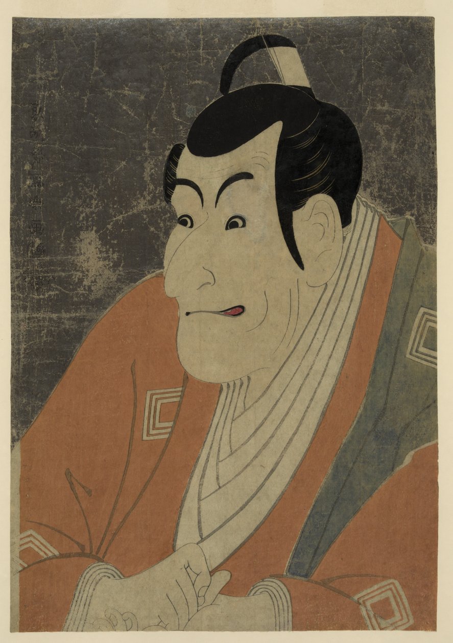 Ukiyo-e, Ichikawa Ebizō kubuki színész, Takemura Sadanoshin portréja, Tōshūsai Sharaku, 1794 alkotó: Toshusai Sharaku