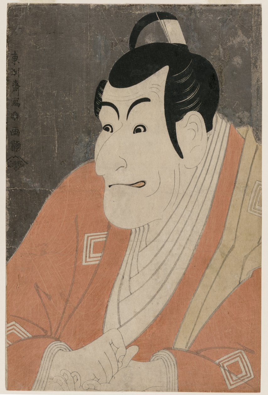 Ichikawa Grape Dyeing Doctor V, Takemura Sada no Kokoro néven, 1794. alkotó: Toshusai Sharaku