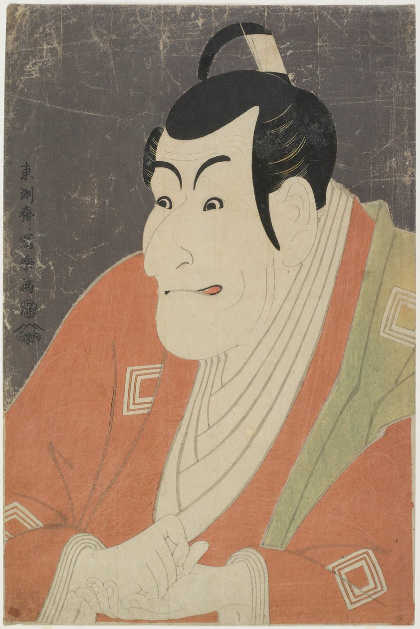 Ichikawa Shrimp – Takemura Sadanoshin néven, 1794. május alkotó: Toshusai Sharaku