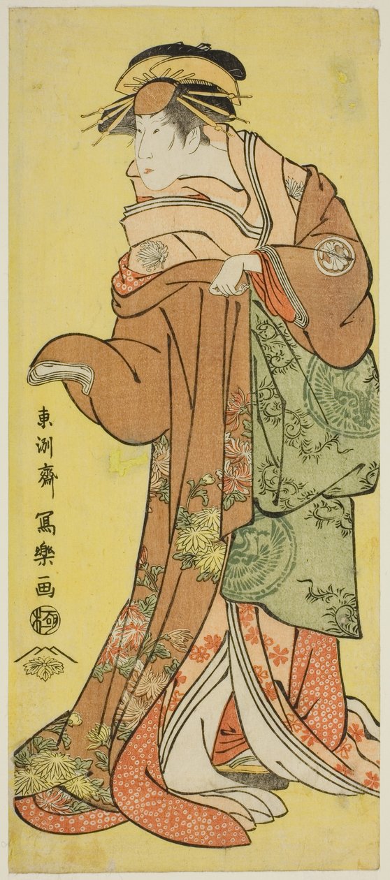 Katsuragi Segawa Kiku no Onna alkotó: Toshusai Sharaku