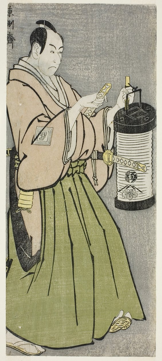 Teac és r Ichikawa Omezo Doctor As és Mitama Hyotaro alkotó: Toshusai Sharaku