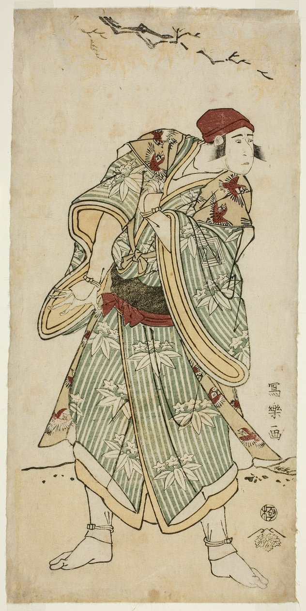 Tea C és r Ichikawa Yaozo Good As Tee S Pallo és Seter Bunji Yasukata alkotó: Toshusai Sharaku