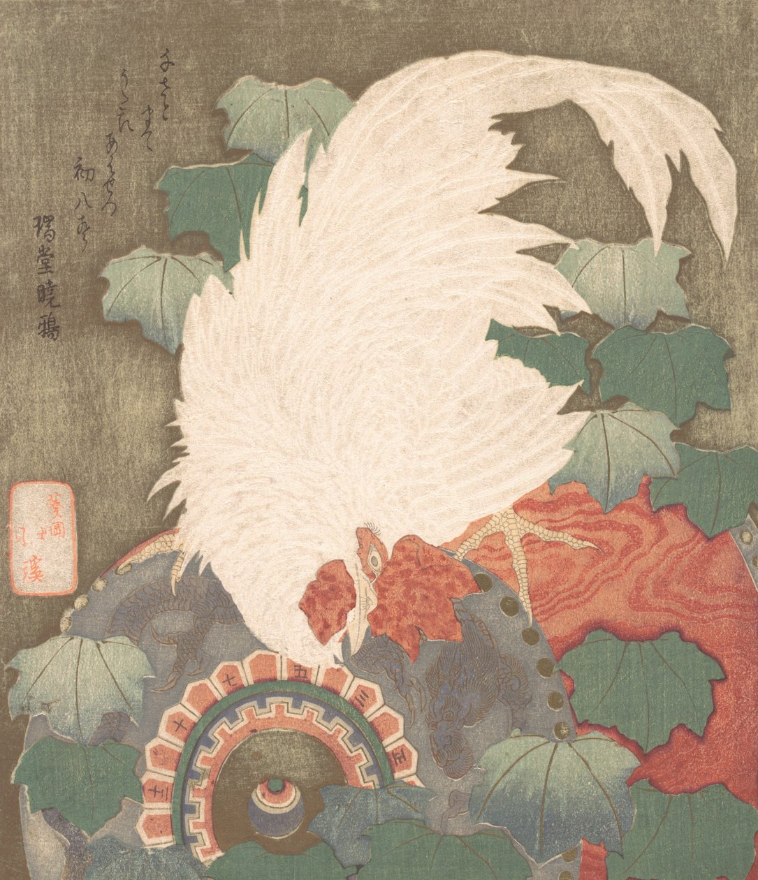 Kakas a dobon, kb. 1825. alkotó: Totoya Hokkei