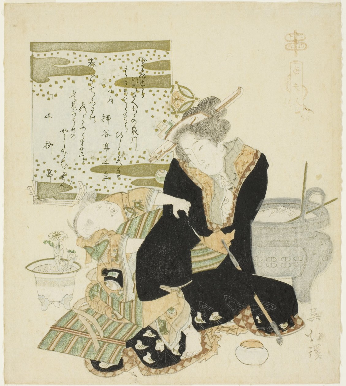 Madam Tang (Jp: To Fujin), a "Twenty-4 Paragons of Fiial Paty (Nijushiko)" sorozatból alkotó: Totoya Hokkei