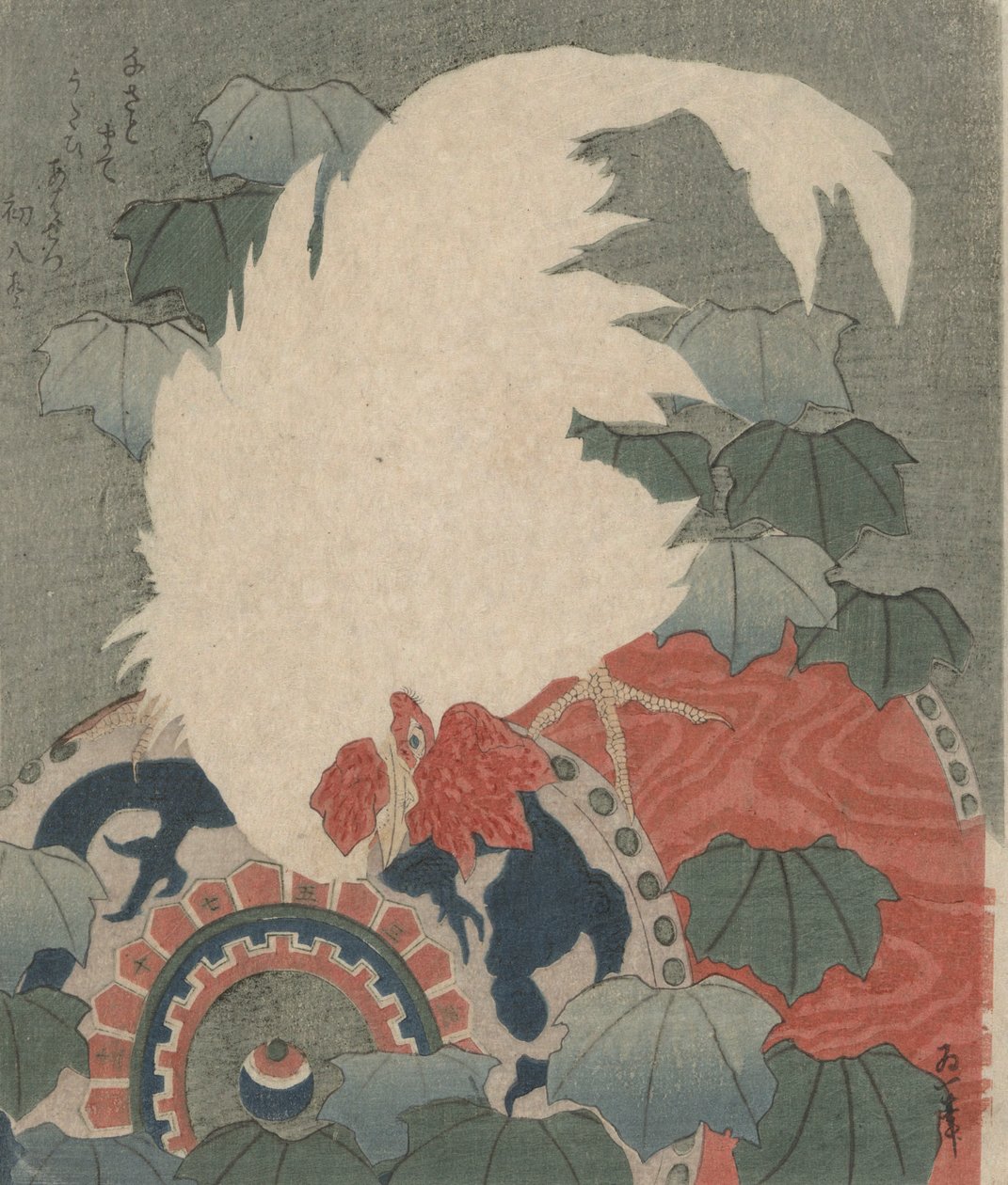 Kakas a dobon alkotó: Totoya Hokkei