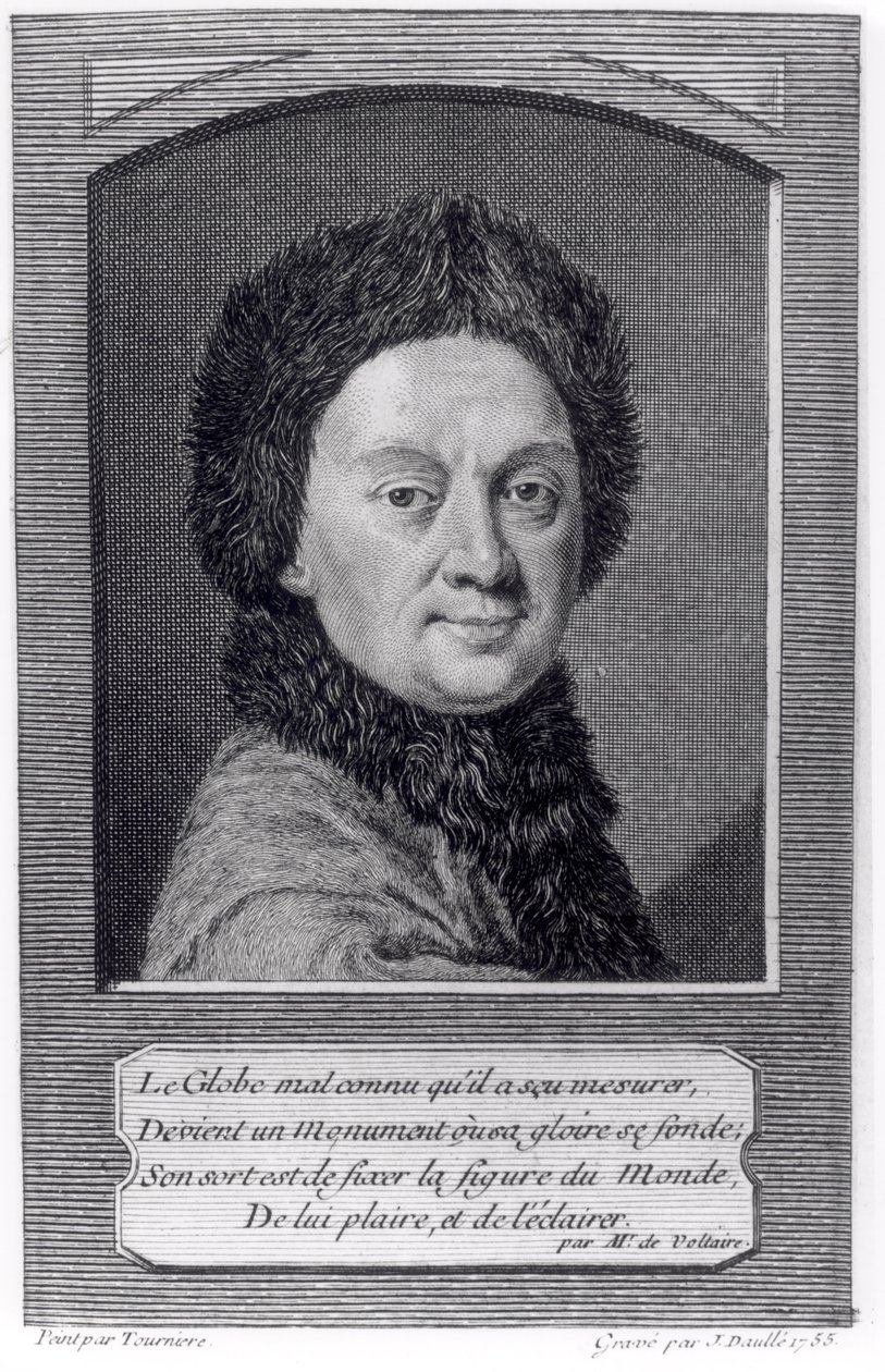 Pierre Louis Moreau de Maupertuis (1698-1759) John Daulle (1703-63) metszete 1755 alkotó: Tourniere