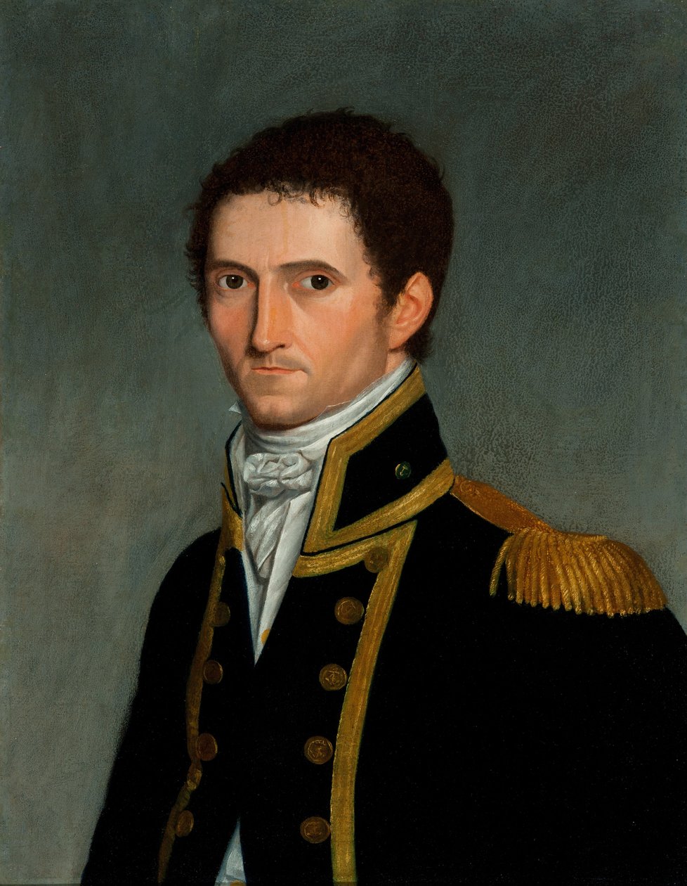 Matthew Flinders kapitány portréja, RN, 1774-1814 alkotó: Toussaint Antoine DE CHAZAL DE Chamerel