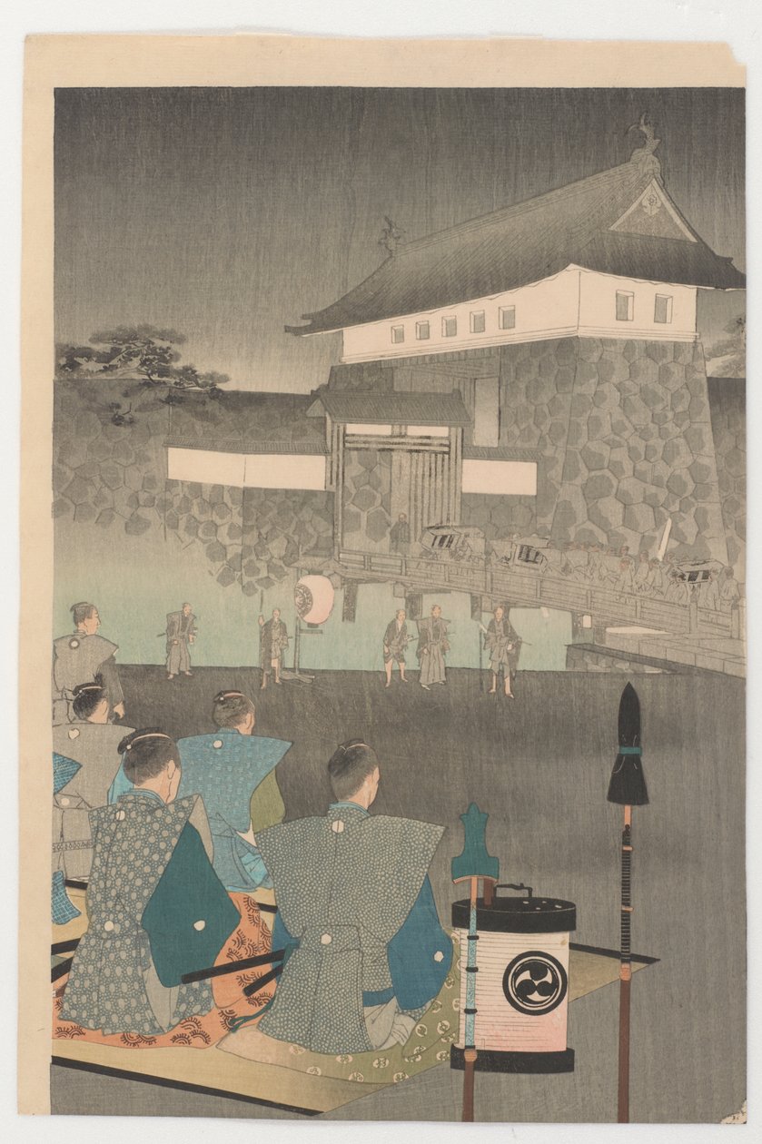 Chiyoda, 1897 (színes fatömbnyomat) alkotó: Toyohara Chikanobu