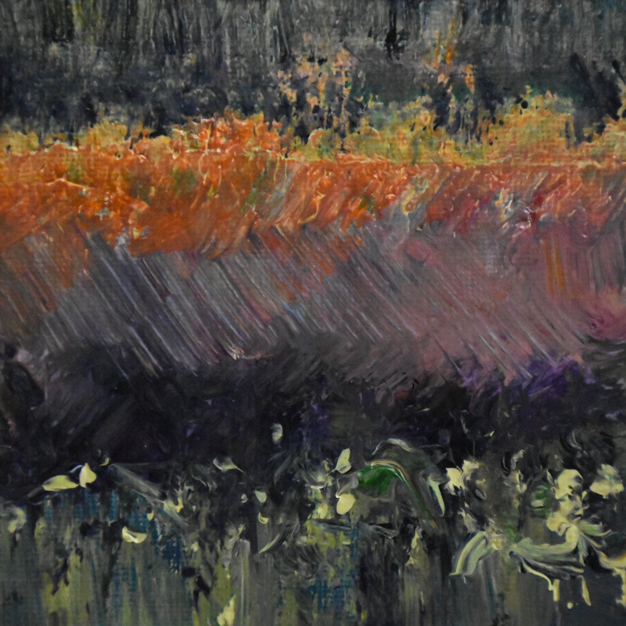 Night Bloom 2, 2019 (olaj, vászon) alkotó: Tracy Lambros