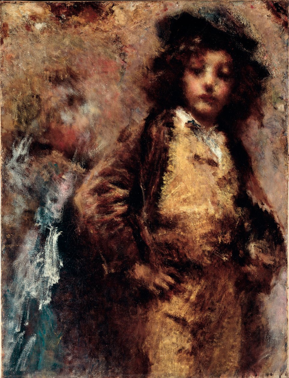 Szegény, de gyönyörű portré egy fiatalemberről, aki úgy néz ki, mint egy dandy. Tranquillo Cremona (1837-1878) festménye: Genes, Nervi, Galleria, Arte Moderna alkotó: Tranquillo Cremona