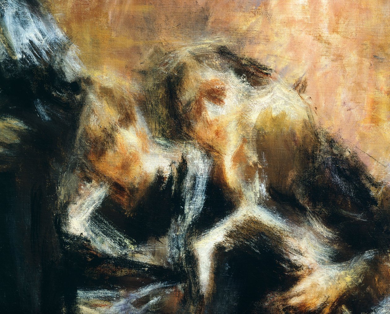 Látogató főiskola, Tranquillo Cremona (1837-1878), olaj, vászon alkotó: Tranquillo Cremona