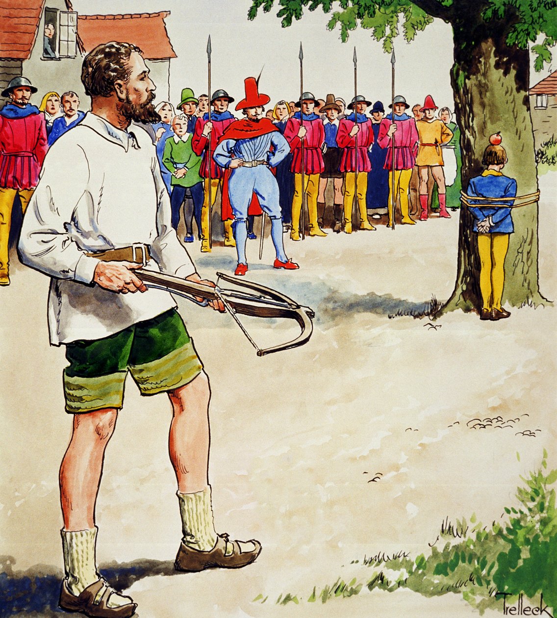 William Tell, a „Kukucskál a múltba”, 1900 körül alkotó: Trelleek