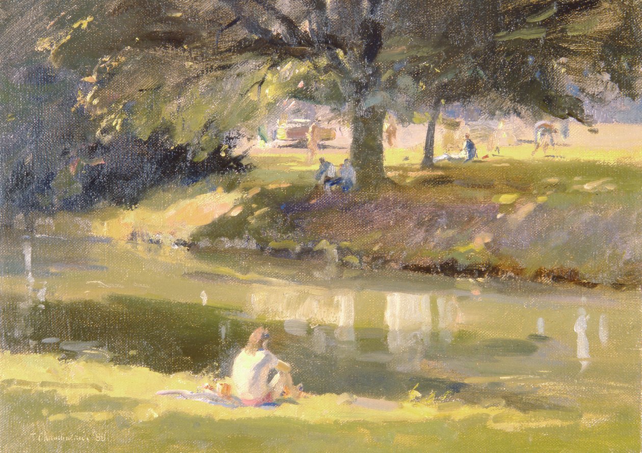 High Summer, Castle Grounds, Hertford, 1988 alkotó: Trevor Chamberlain