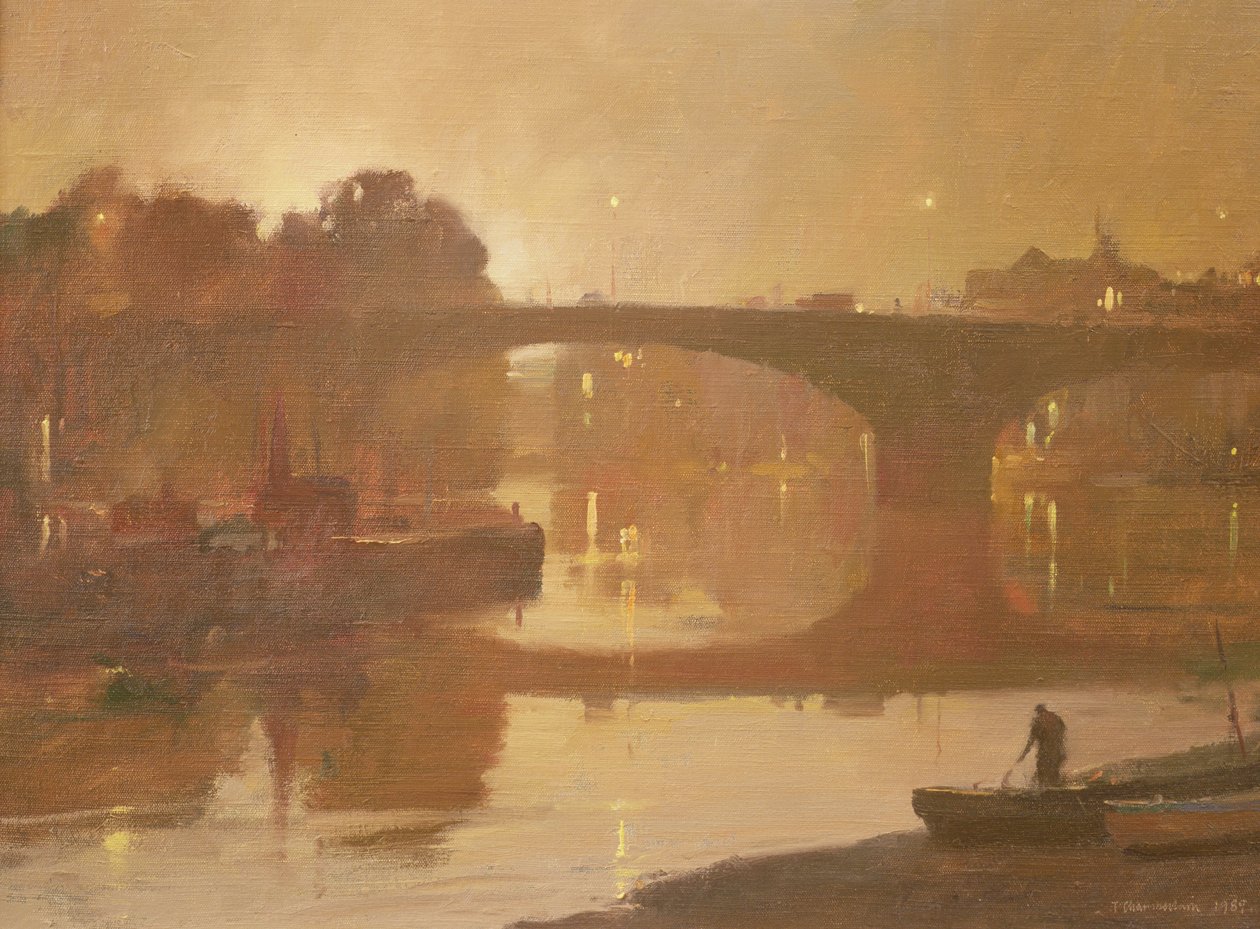Night, Kew Bridge, 1989 alkotó: Trevor Chamberlain