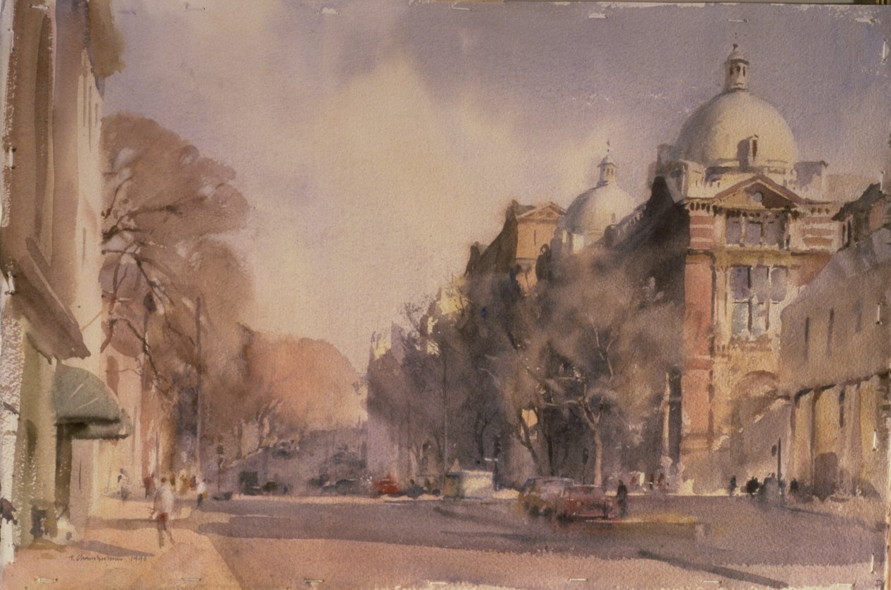 Winter Morning, Victoria and Albert Museum, 1990 (wc) alkotó: Trevor Chamberlain