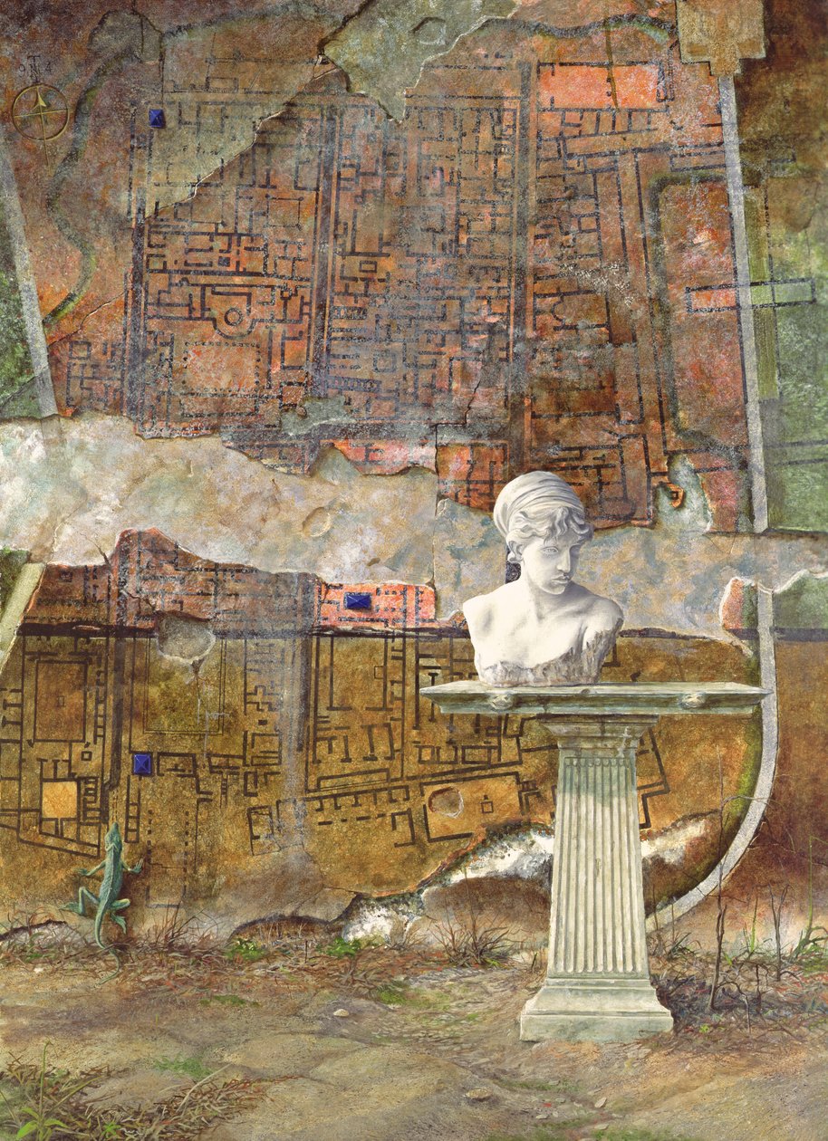 Herculaneum helyszínrajz, 1994 alkotó: Trevor Neal