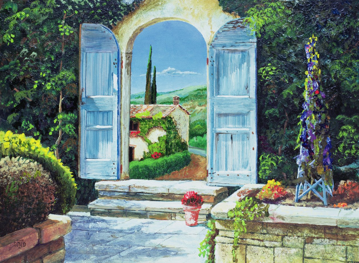 Redőnyös ajtó, Volterra, Olaszország, 1999 alkotó: Trevor Neal