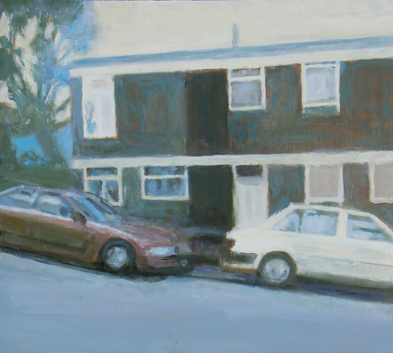 Egy hely, ahol élni lehet 13, 2011 (olaj, rétegelt lemez) alkotó: Trevor Burgess