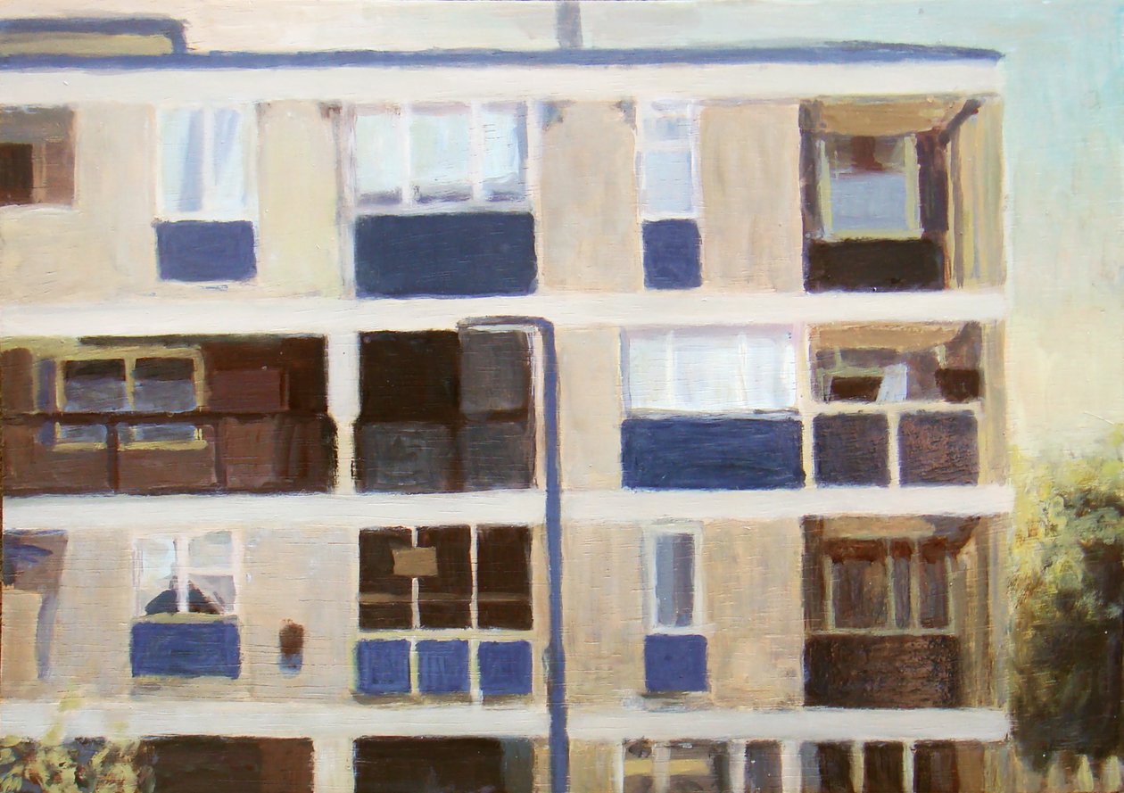 Egy hely, ahol élni 16, 2011 (olaj, rétegelt lemez) alkotó: Trevor Burgess