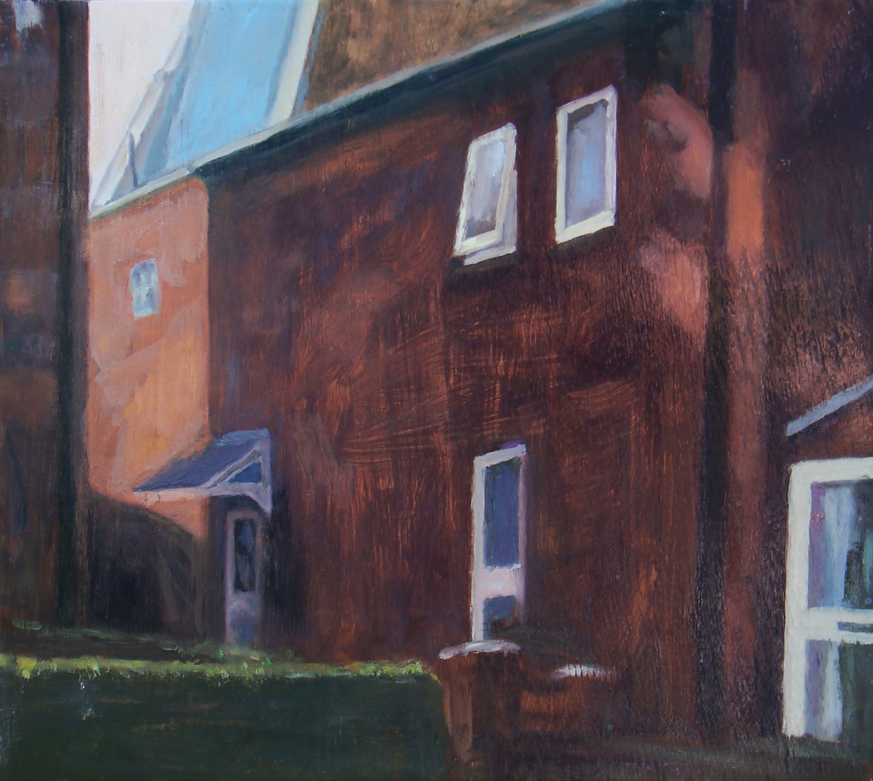 Egy hely, ahol élni 18, 2011 (olaj, rétegelt lemez) alkotó: Trevor Burgess