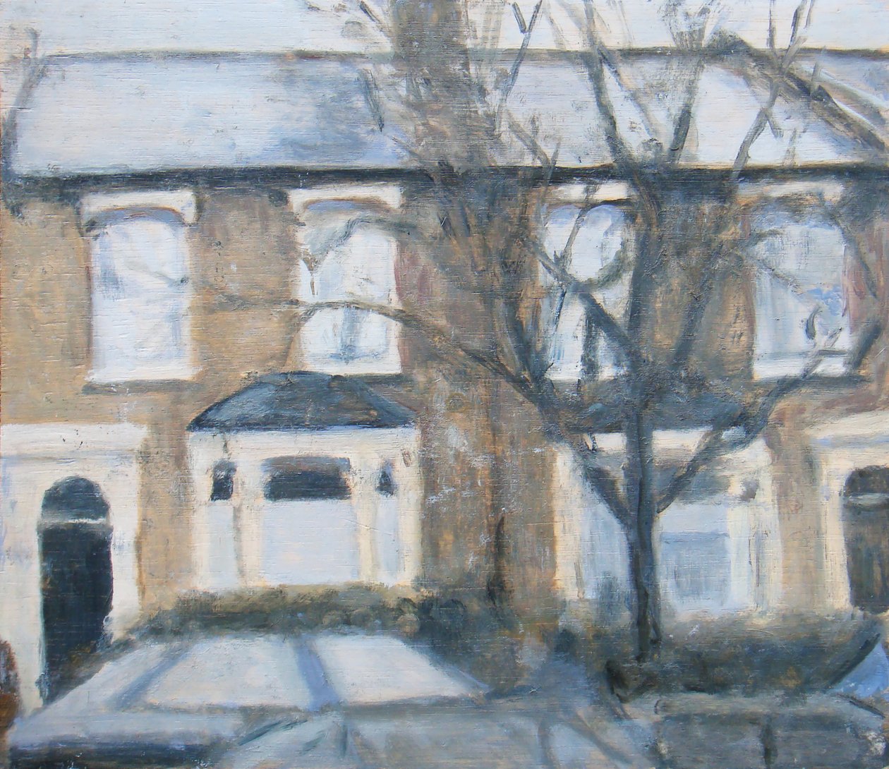 Egy hely, ahol élni lehet 22, 2012 (olaj, rétegelt lemez) alkotó: Trevor Burgess