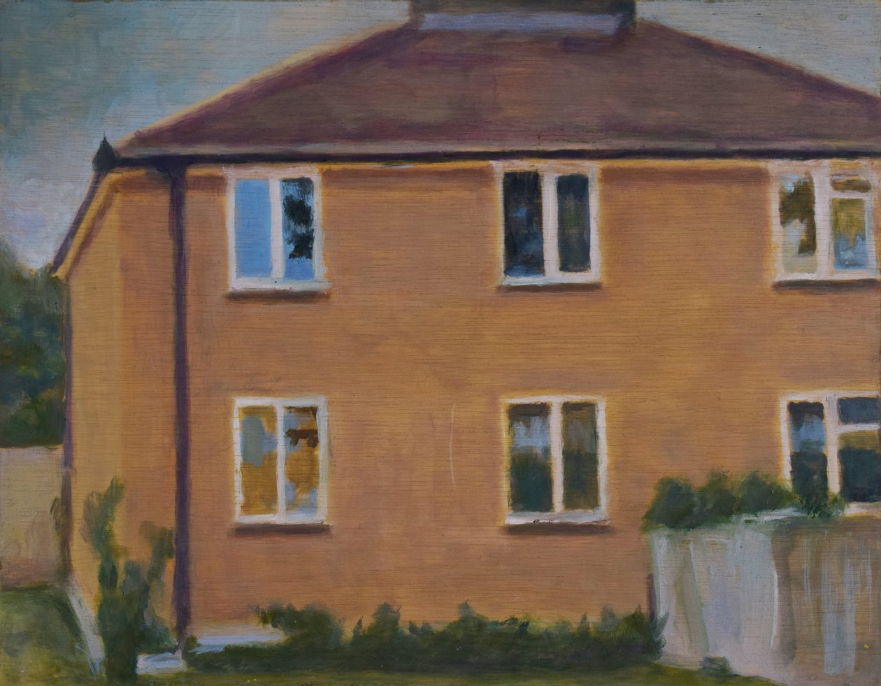 Egy hely, ahol élni 37, 2012 (olaj, rétegelt lemez) alkotó: Trevor Burgess