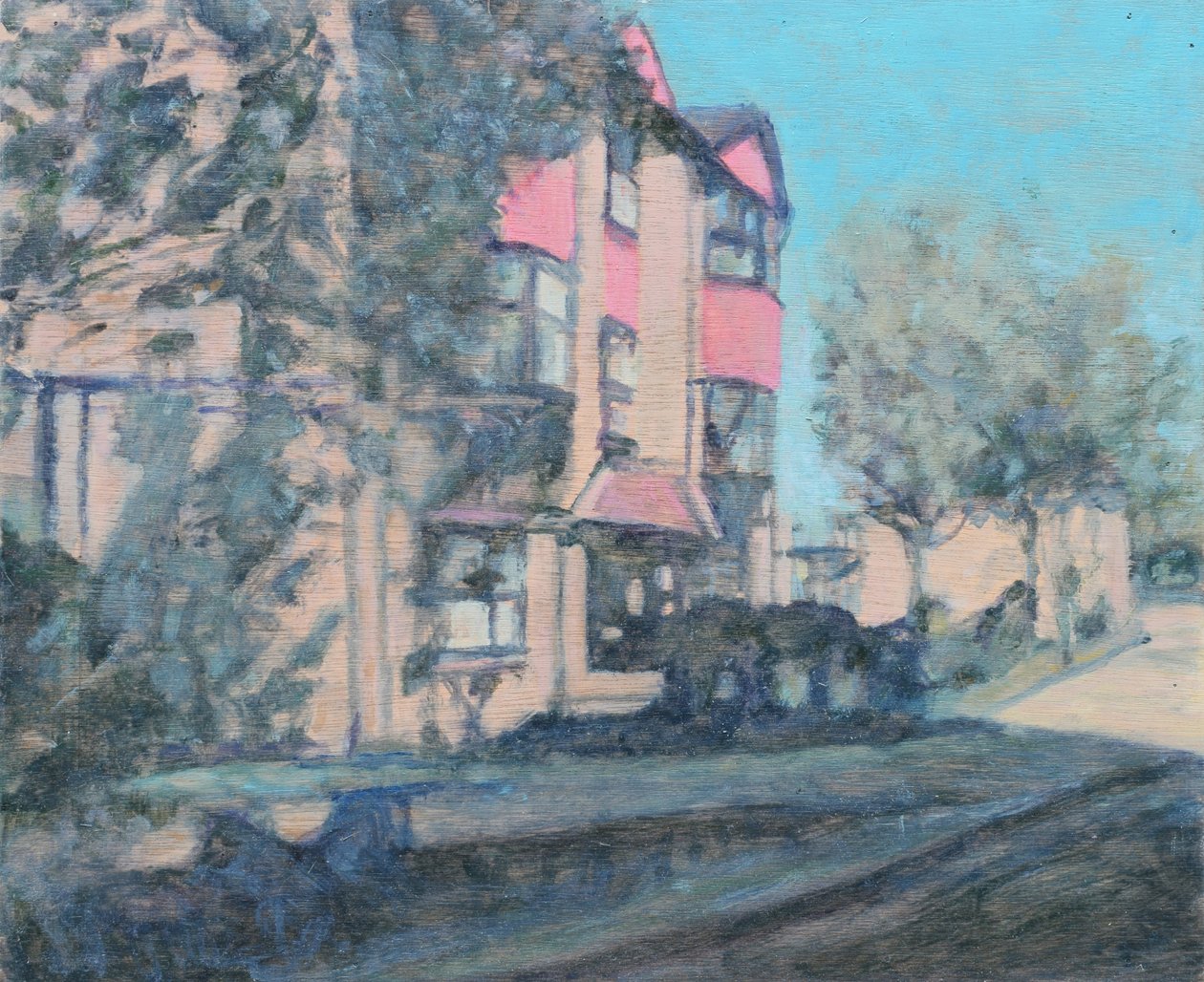 Egy hely, ahol élni 59, 2013 (olaj, rétegelt lemez) alkotó: Trevor Burgess
