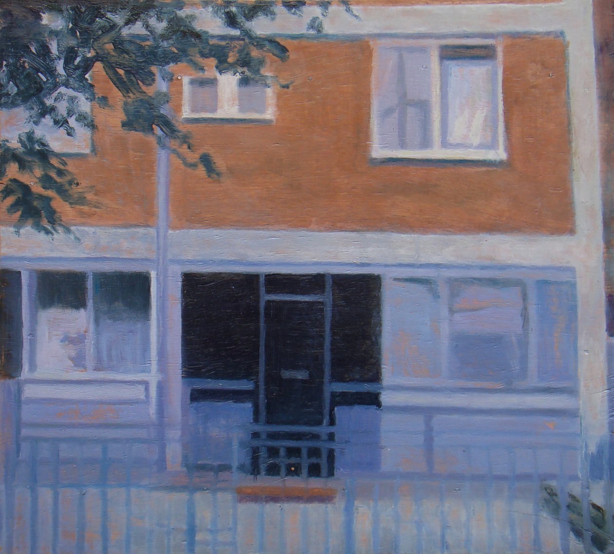 Egy hely, ahol élni 5, 2010 (olaj, rétegelt lemez) alkotó: Trevor Burgess