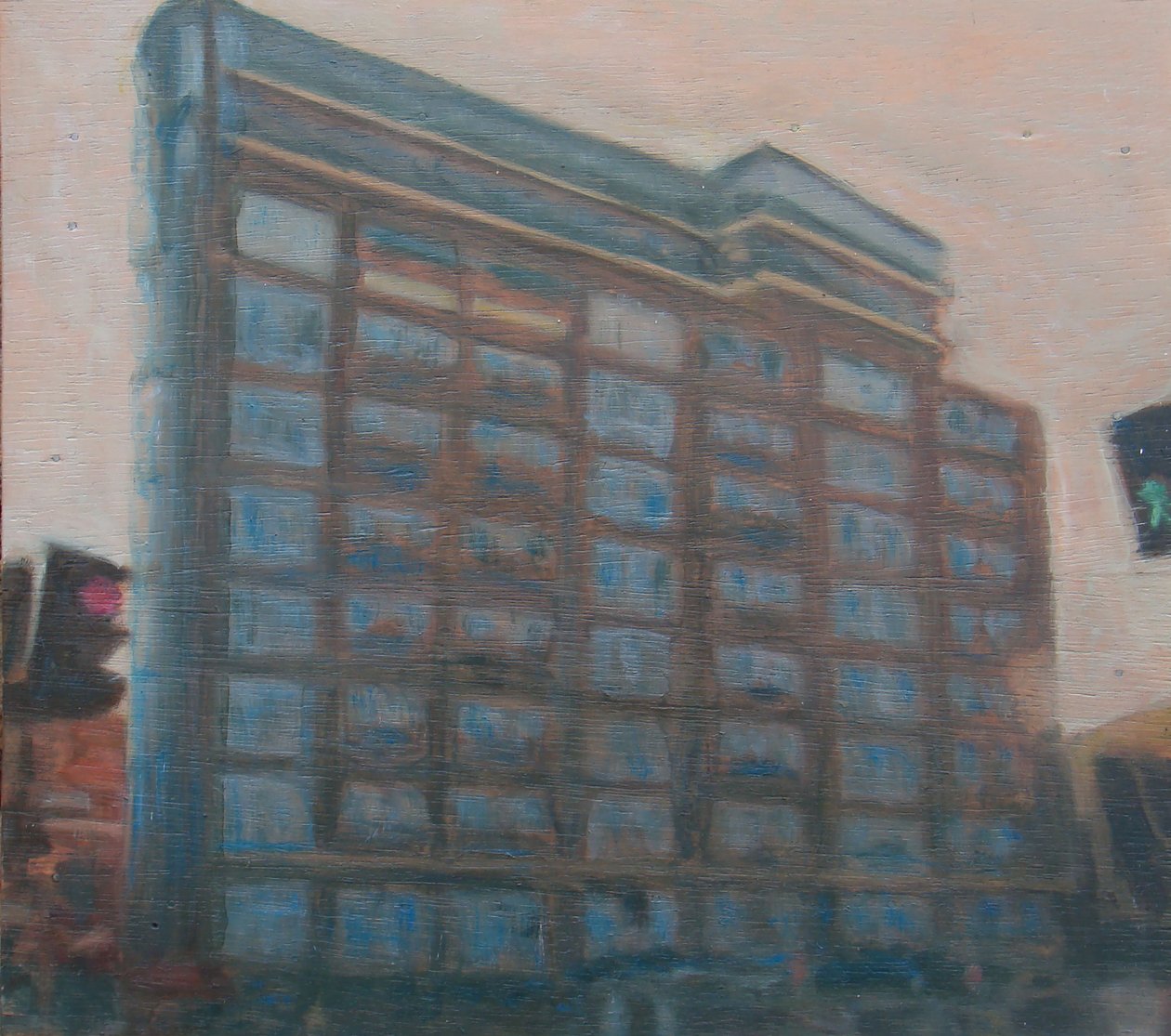 Egy hely, ahol élni 6, 2010 (olaj, rétegelt lemez) alkotó: Trevor Burgess