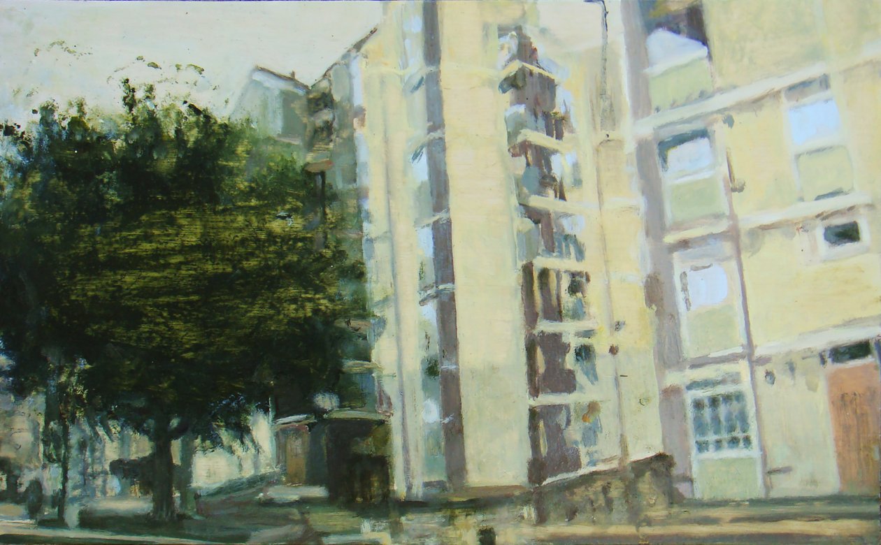 Egy hely, ahol élni lehet 7, 2011 (olaj, rétegelt lemez) alkotó: Trevor Burgess