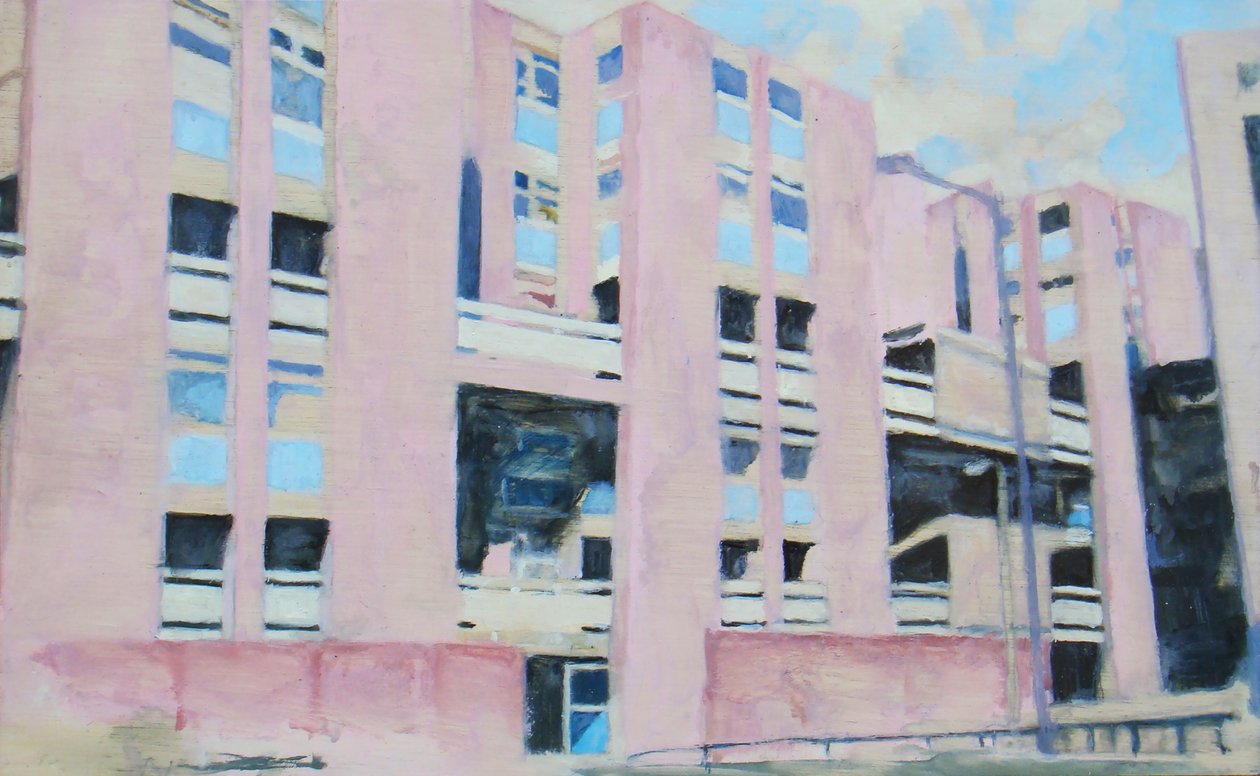 Egy hely, ahol élni 8, 2011 (olaj, rétegelt lemez) alkotó: Trevor Burgess