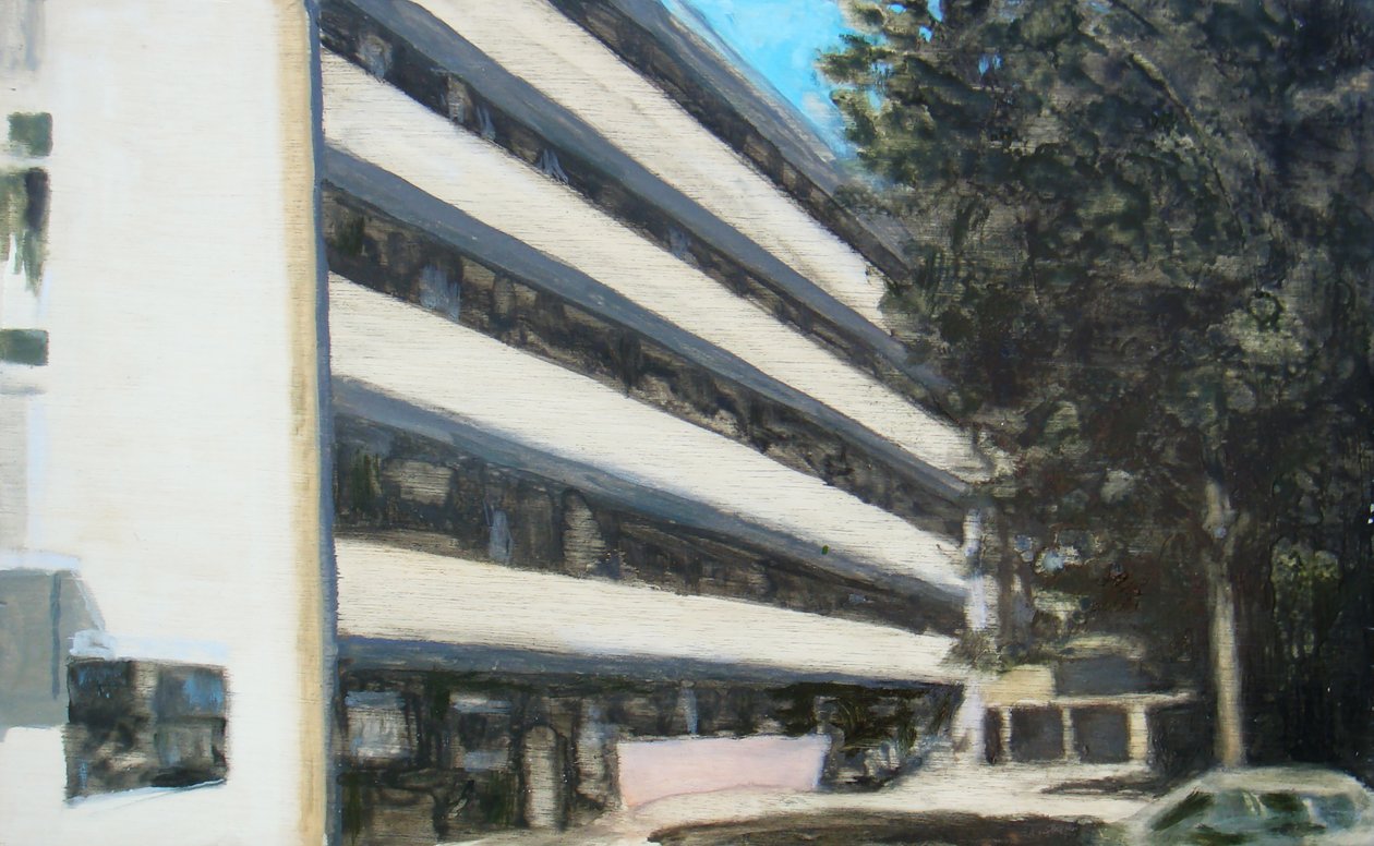 Egy hely, ahol élni lehet 9, 2011 (olaj, rétegelt lemez) alkotó: Trevor Burgess