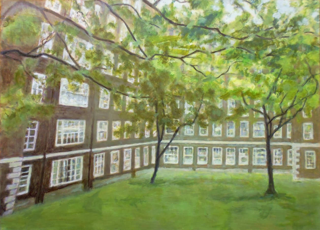A place to live L1, 2012 (olaj, rétegelt lemez) alkotó: Trevor Burgess