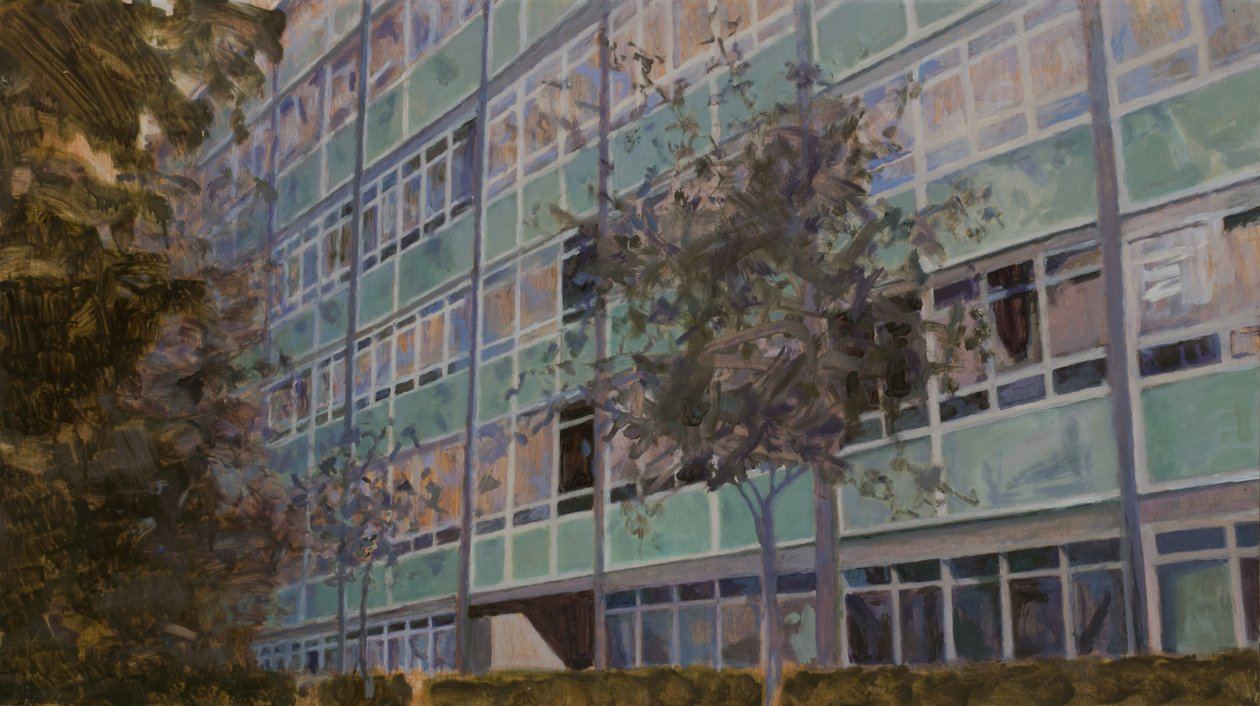 Egy hely, ahol élni lehet L6, 2013 (olaj, rétegelt lemez) alkotó: Trevor Burgess