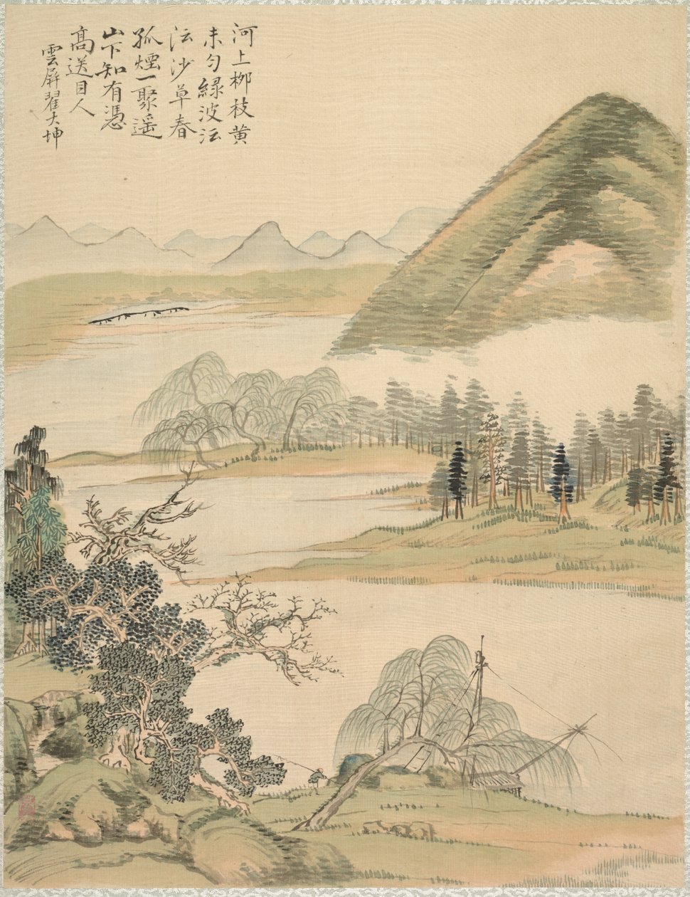 Fűzfaágak 1847 tavaszán. alkotó: Tsubaki Chinzan