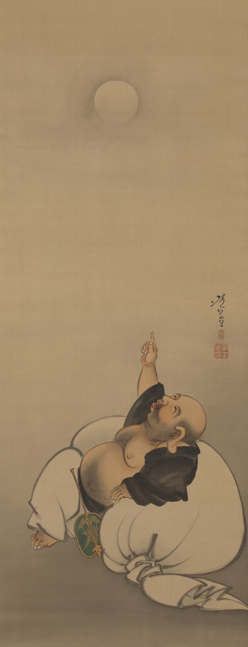 A megvilágosodás holdja, A Hold tizenkét aspektusa című sorozatból alkotó: Tsukioka Yoshitoshi