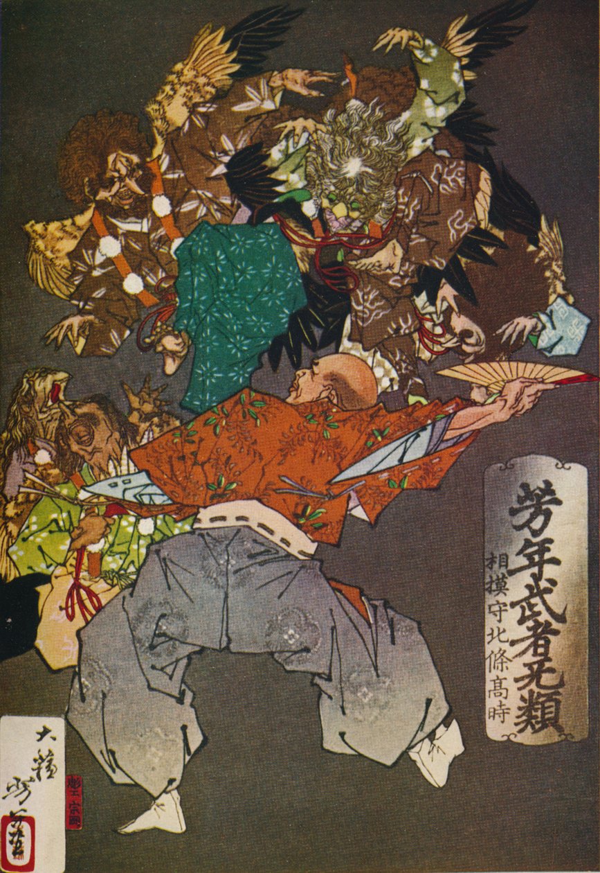 The Tengus, c1880, 1926 alkotó: Tsukioka Yoshitoshi