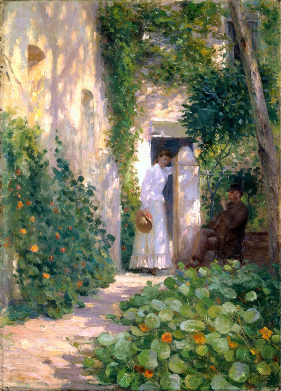 Nasturtiumok, c. 1903 alkotó: Tudor St George Tucker