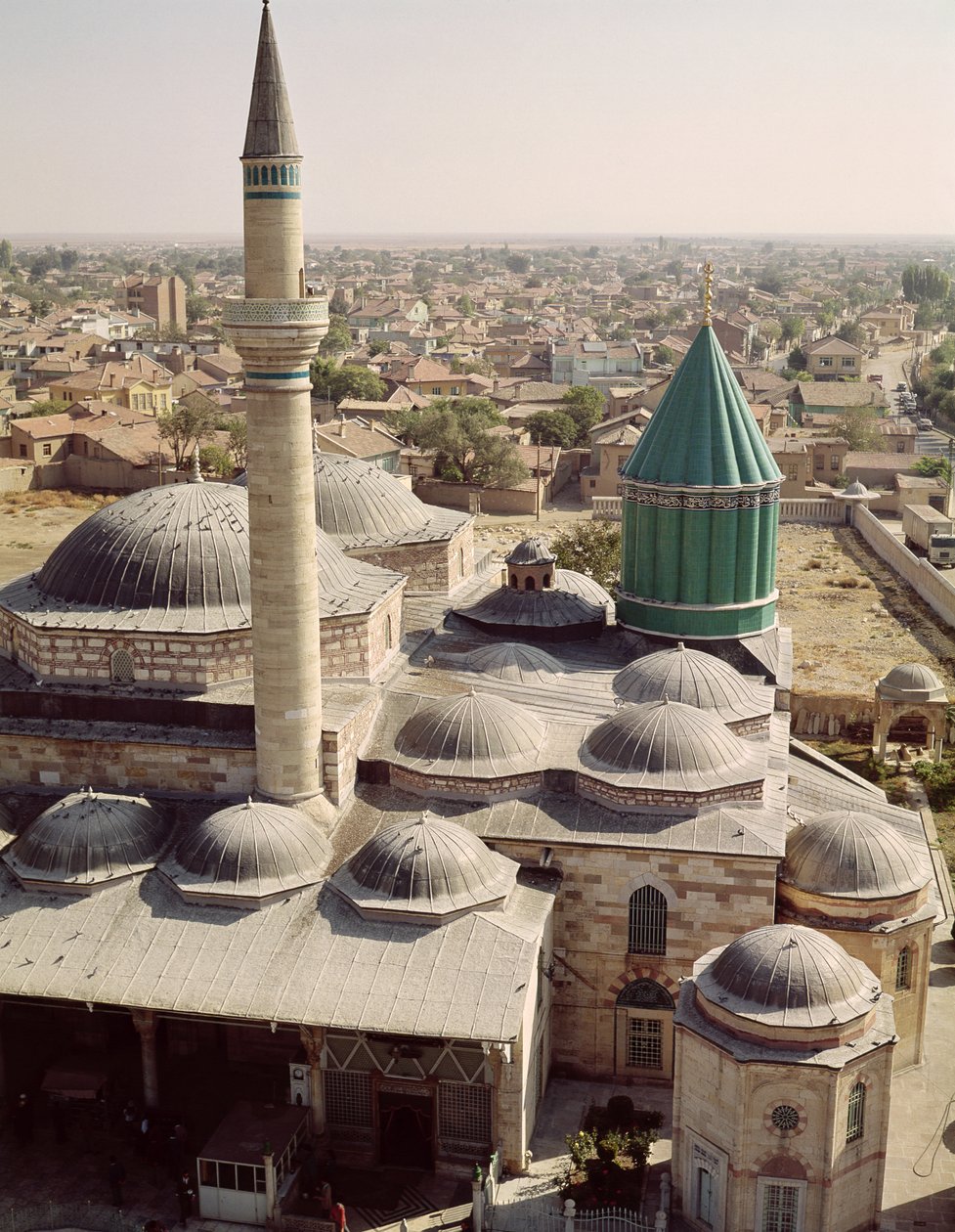 Légifelvétel a Mevlana Tekke-ről (Mesterünk kolostora) alkotó: Turkish School