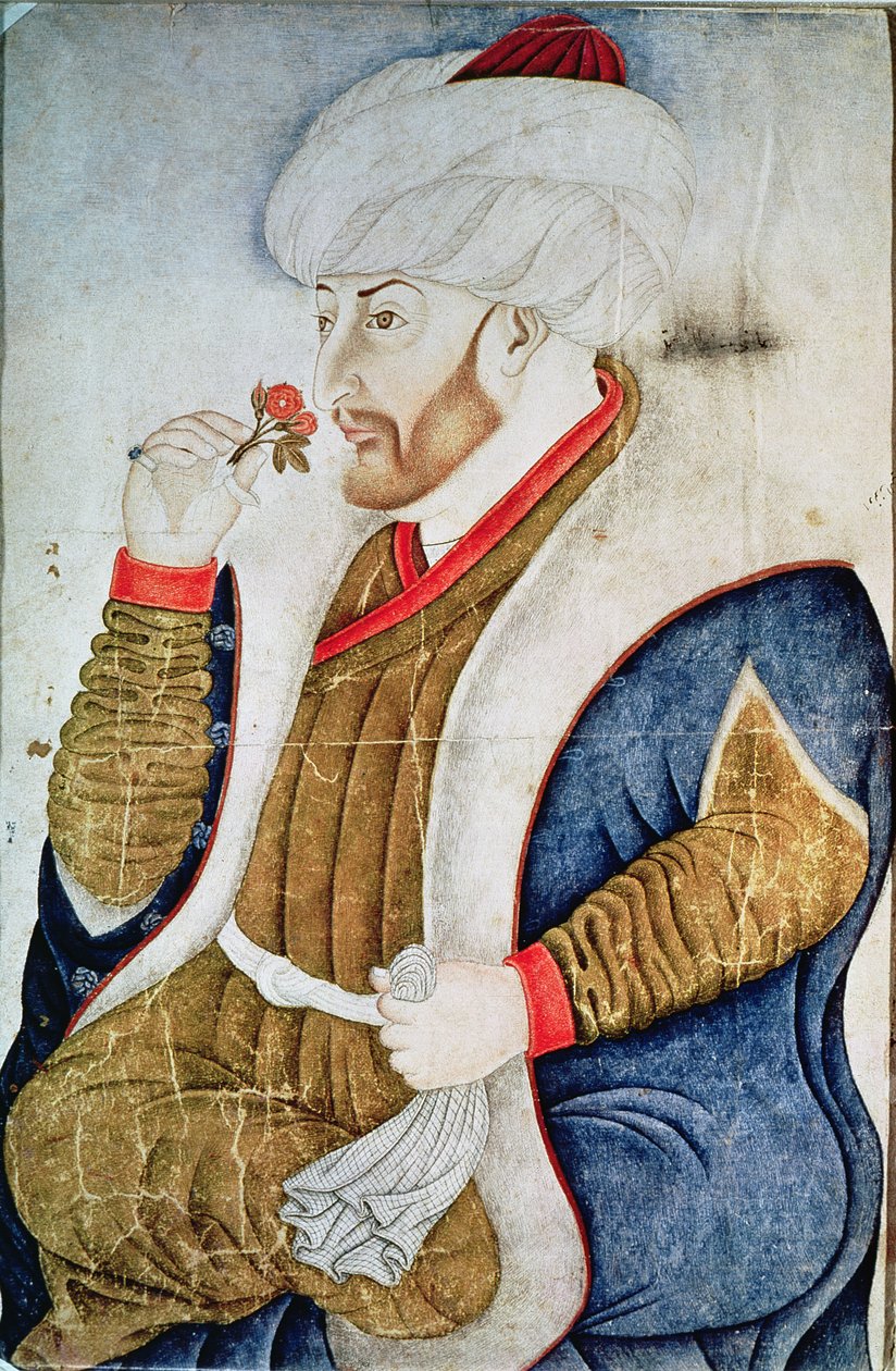 II. Mehmet szultán portréja (1432-81) alkotó: Turkish School