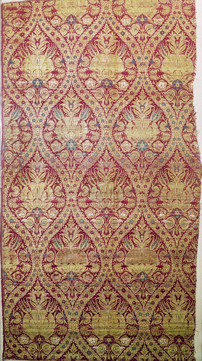 Textilminták, 16-17. század (selyem) alkotó: Turkish School