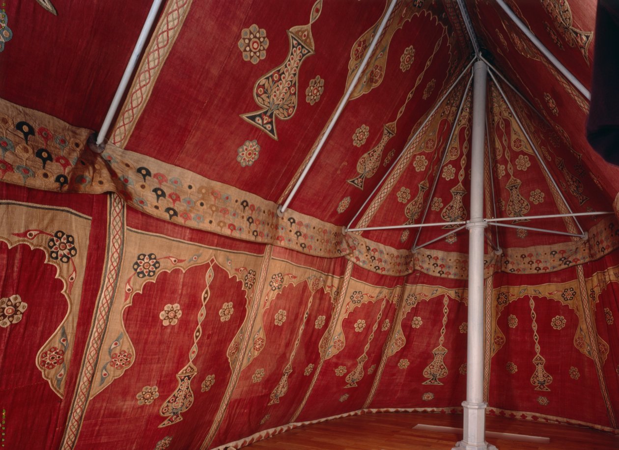 Török sátor belseje (textil) alkotó: Turkish School