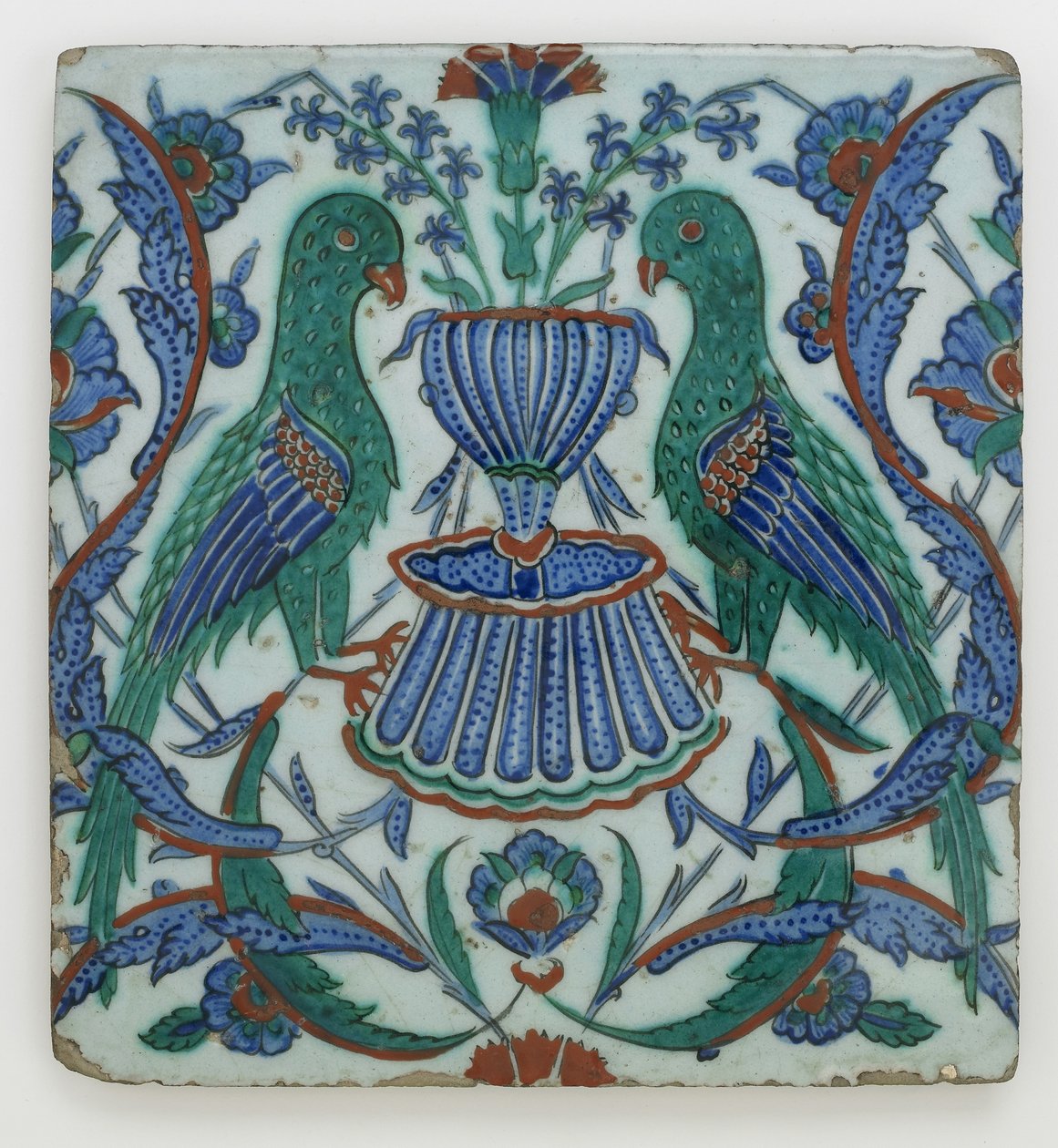 Csempe, Iznik, Oszmán dinasztia (kerámia) alkotó: Turkish School