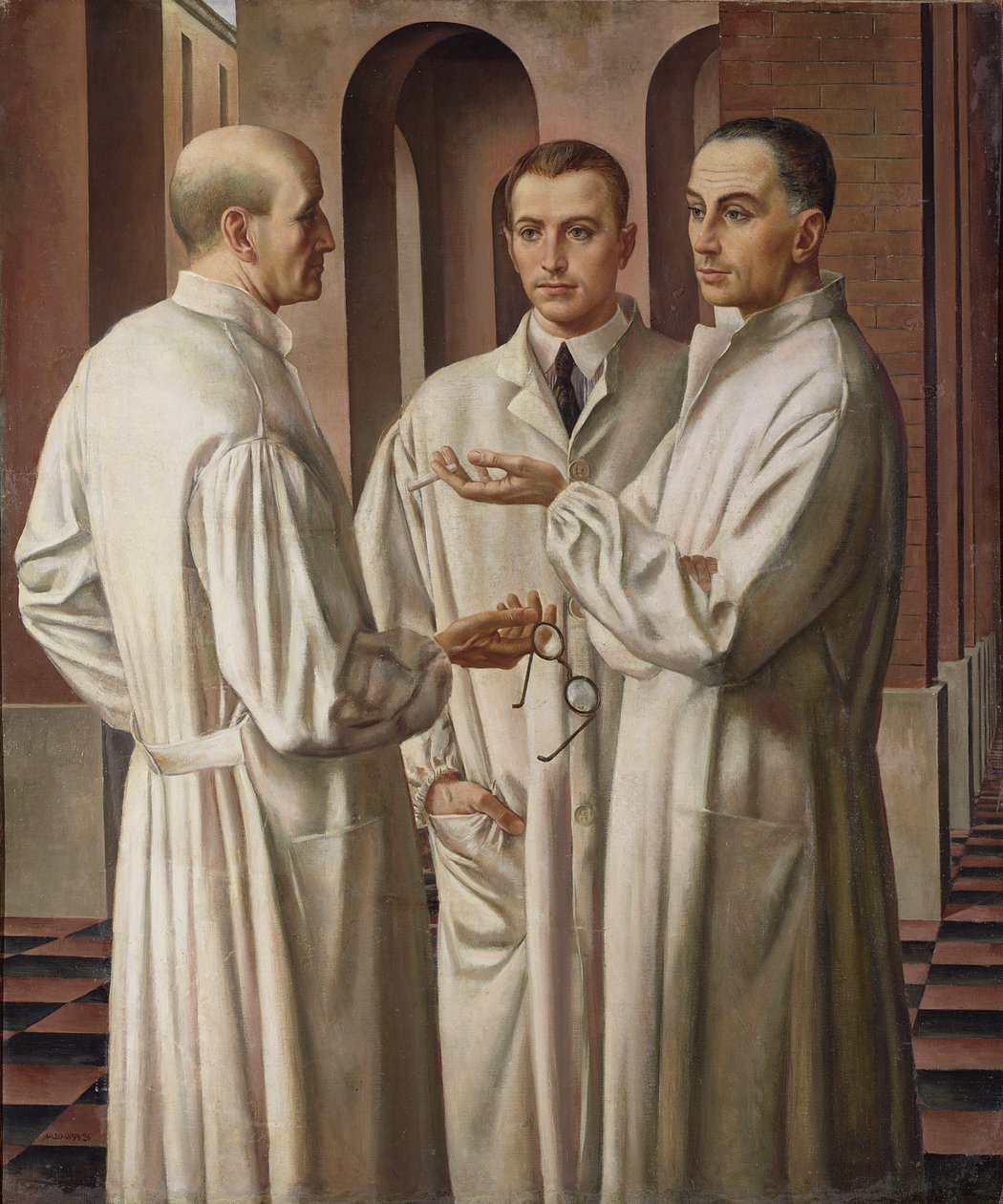 Három sebész, 1926 alkotó: Ubaldo Oppi