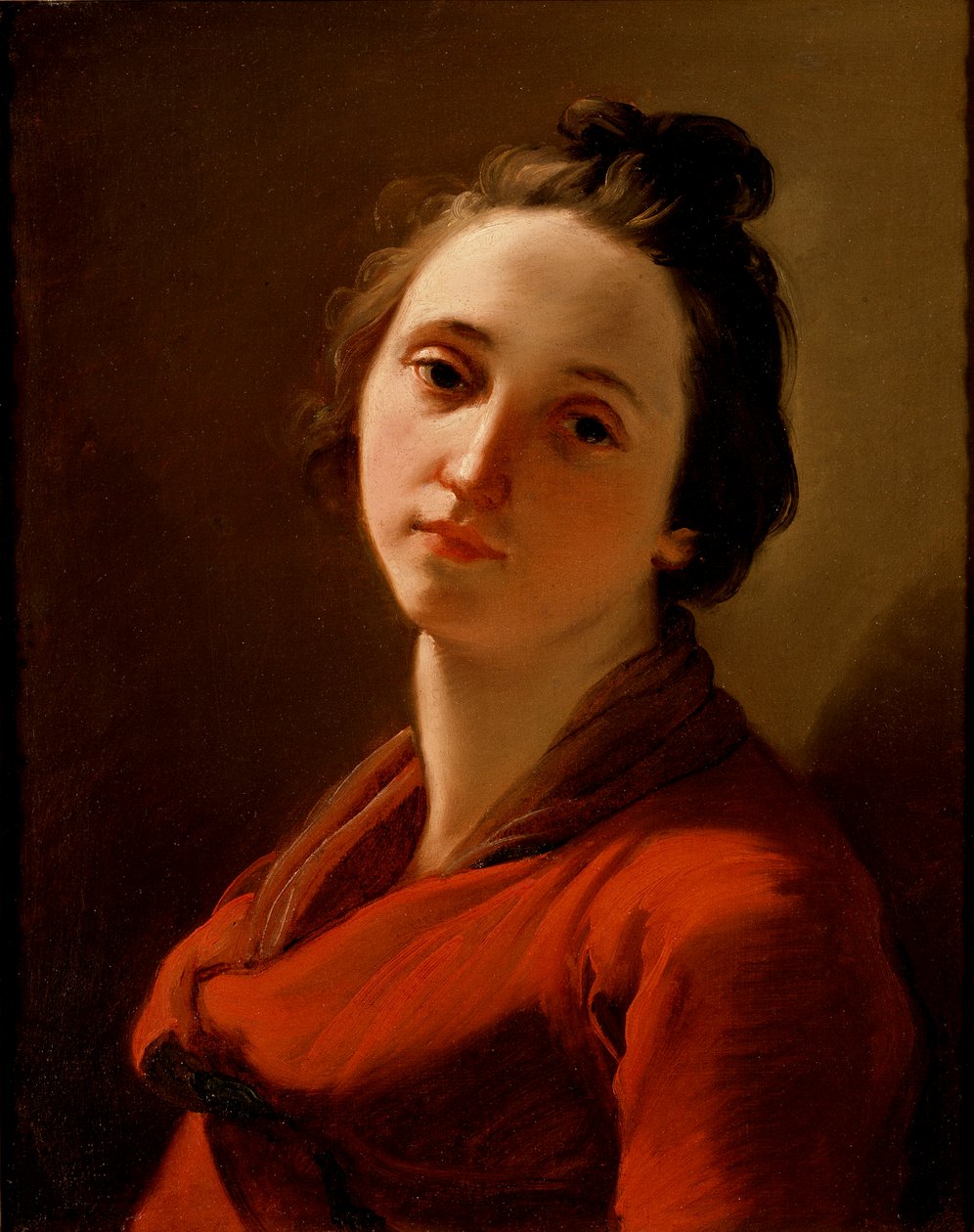 Egy fiatal nő feje, 1775-1778 alkotó: Ubaldo Gandolfi