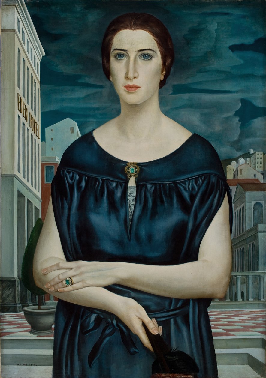 A fiatal menyasszony A fiatal menyasszony, 1922-1924. alkotó: Ubaldo Oppi