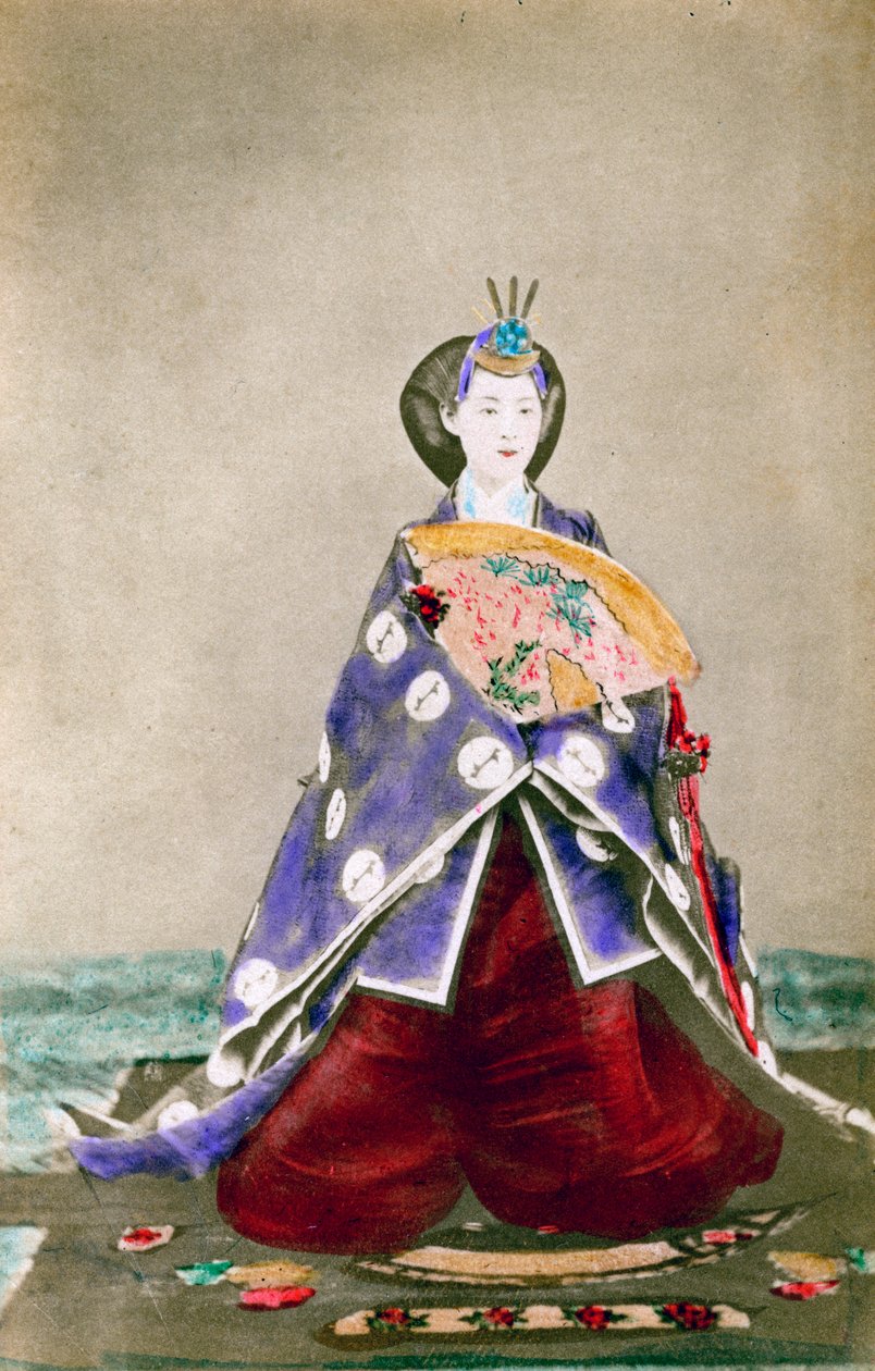 Haruho, Japán császárnője, 1873-1882 alkotó: Uchida Kyuichi