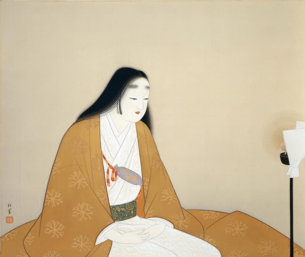 F Lau Kusunoki Masanari alkotó: Uemura Shoen
