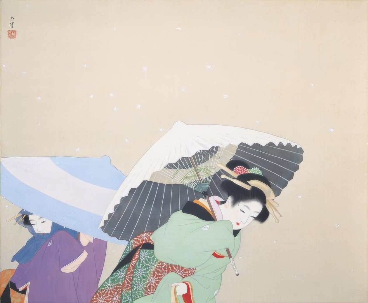 Nagy hópelyhek alkotó: Uemura Shoen